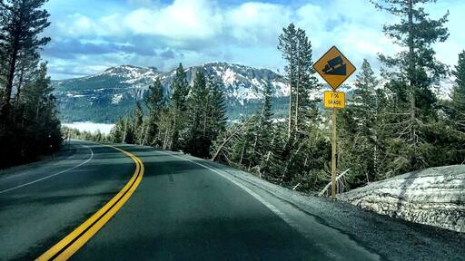 The drive into Lake Tahoe. #adventure photo contest
