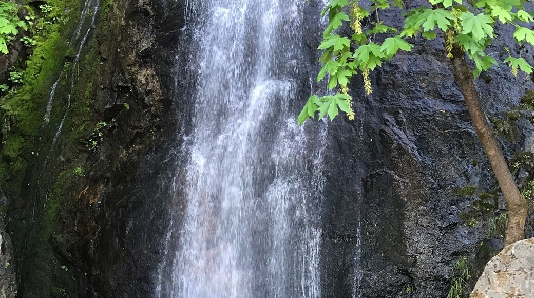 The drive to Tahoe is so amazing! #waterfalls