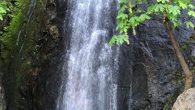 The drive to Tahoe is so amazing! #waterfalls