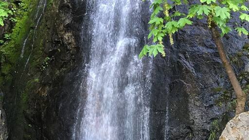 The drive to Tahoe is so amazing! #waterfalls