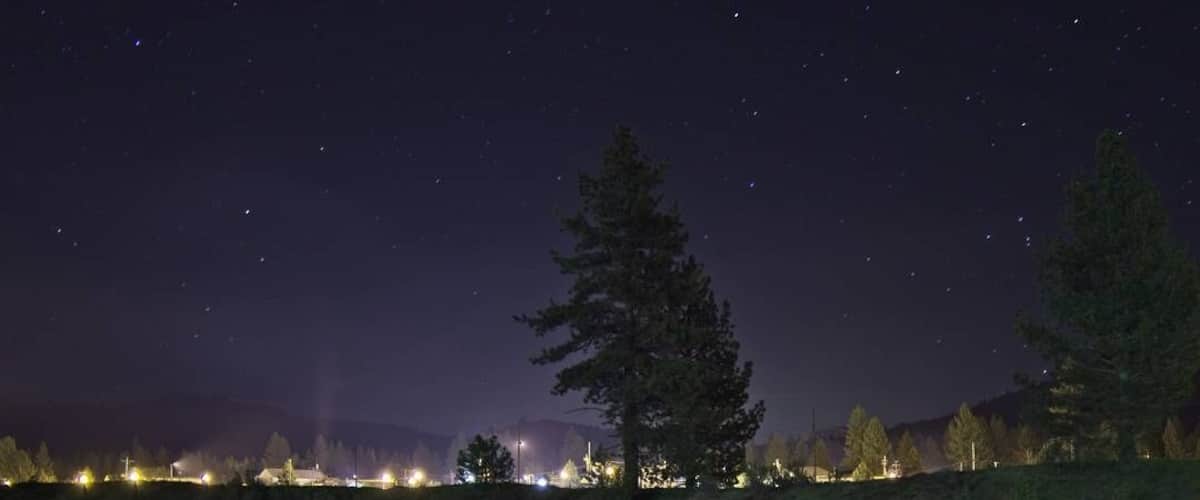Looking across the river towards the trains