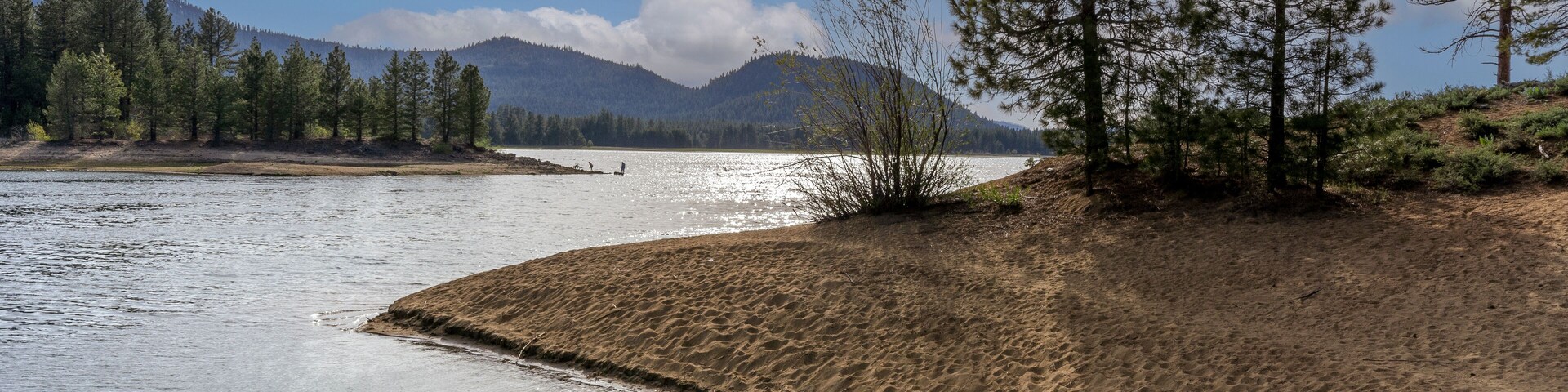 Lake Davis is located 7 miles north of Portola, California.