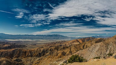 Immersive panorama view near the San Andreas Faultline in California