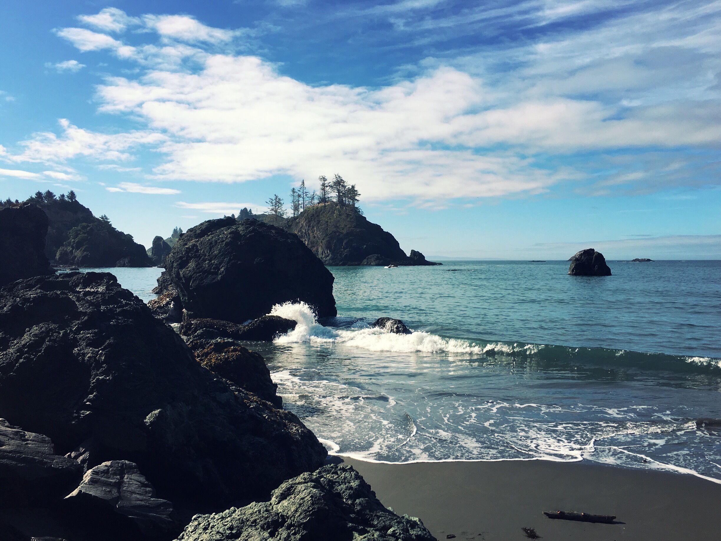 College Cove Beach in Trinidad, California