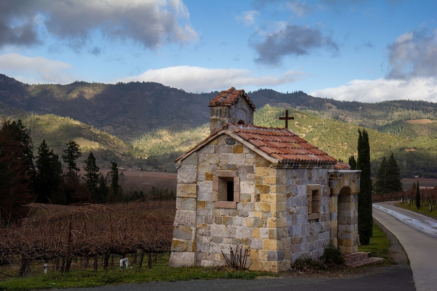 Building in wine country Itailian