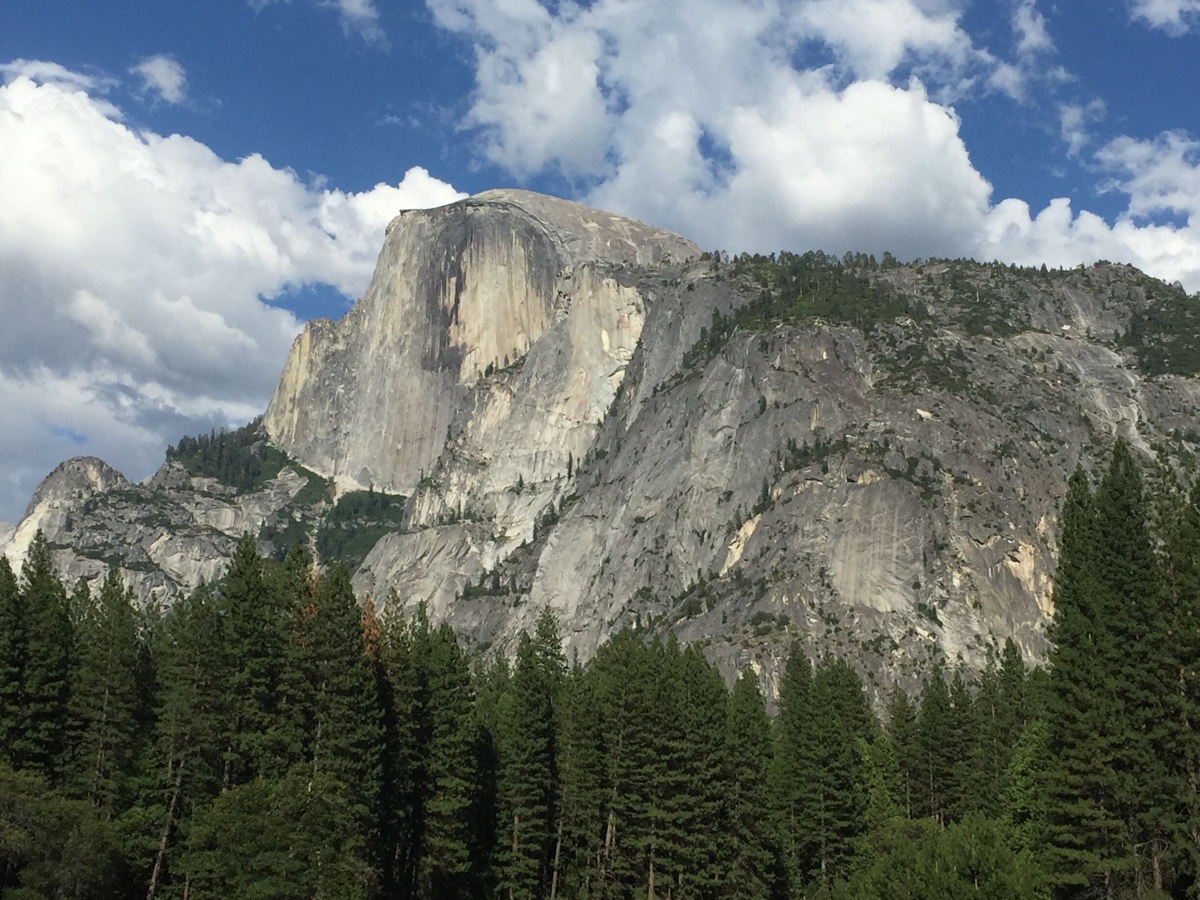 We are preparing to climb Half Dome.