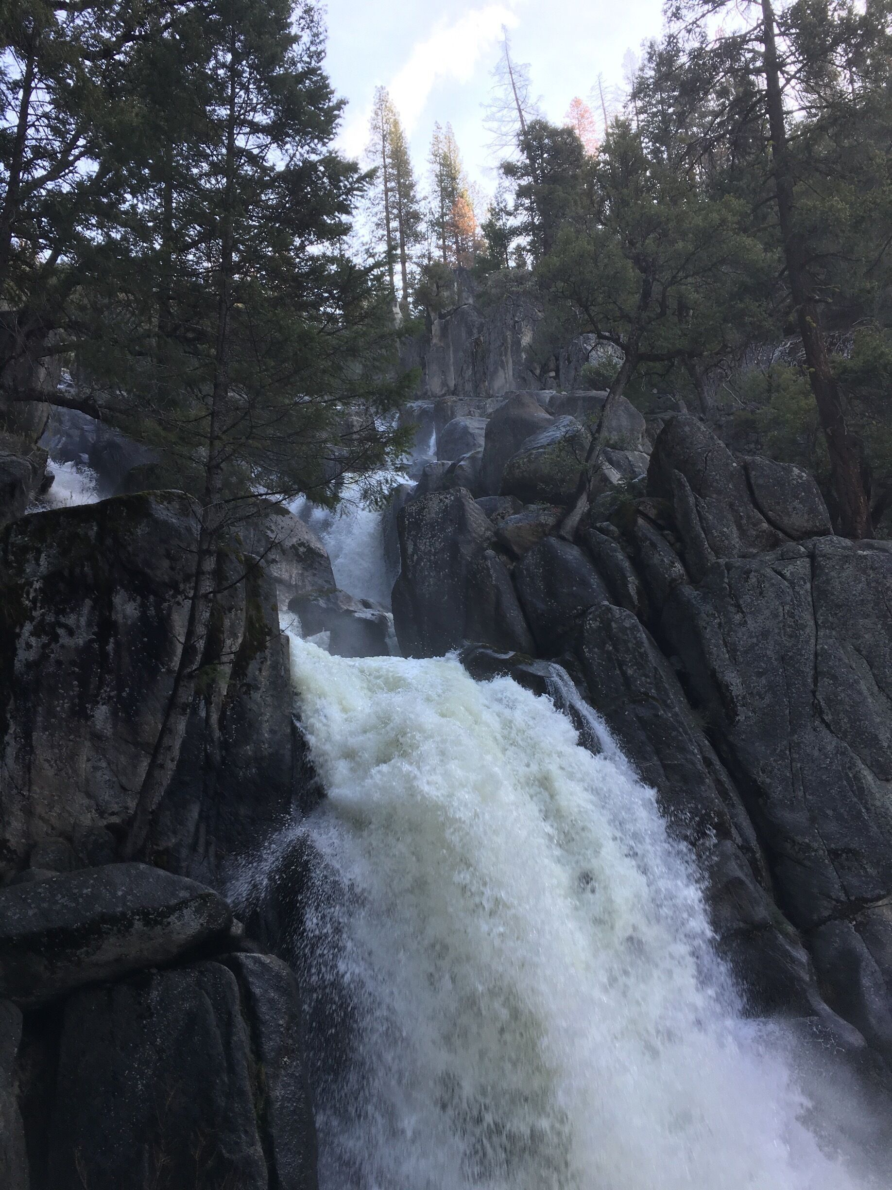 Beautiful area for camping, cabin rentals and a historical hotel for those less inclined to rough it. This is Chilnualna Falls.