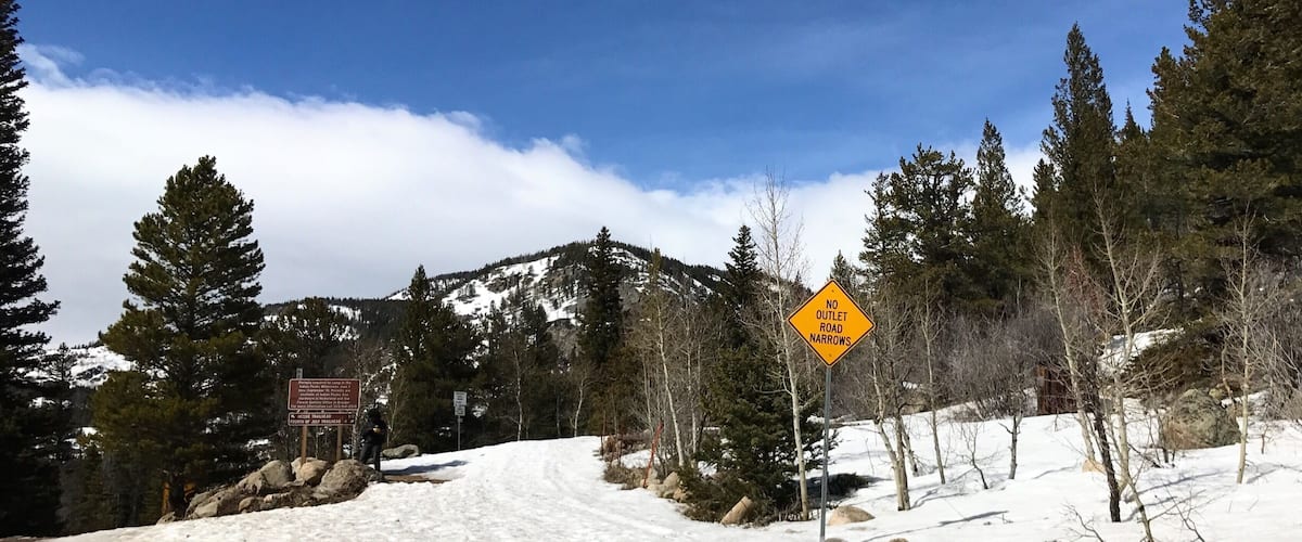 Stick to the trail! We found ourselves fighting through waist deep snow pretty quickly. 
#TakeAHike
#colorado
#rockymountains
#hiking