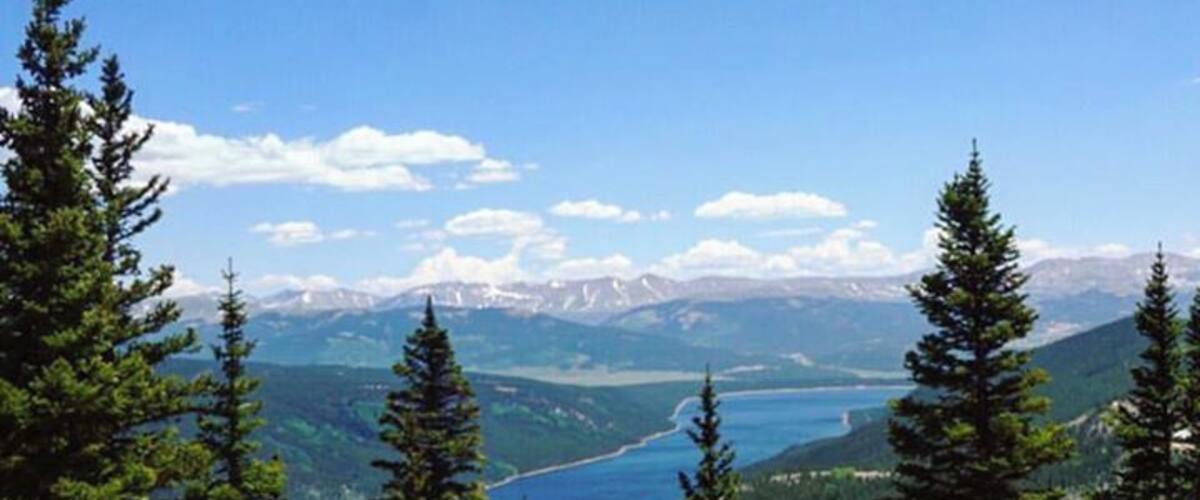 We did our first #offroad #trail with our #jeep today & got this great #view of #turquoiselake #colorado #forest #leadville #hagermanpass