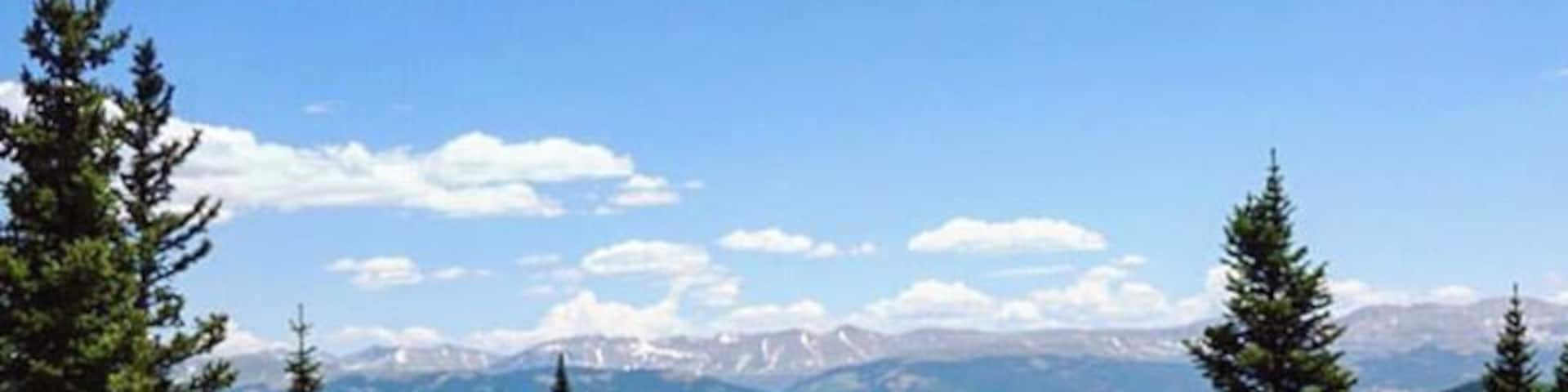 We did our first #offroad #trail with our #jeep today & got this great #view of #turquoiselake #colorado #forest #leadville #hagermanpass