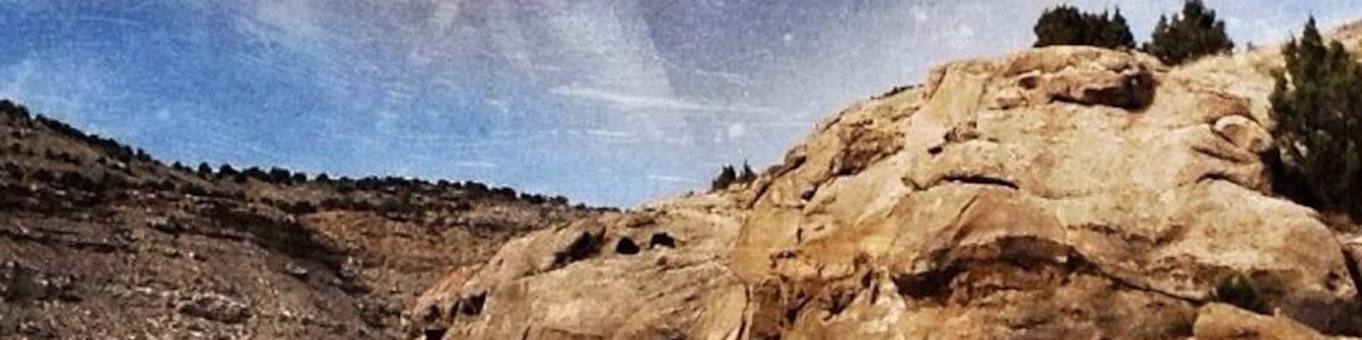 Just an FYI that Jesus is coming. Or in this case, Jesus is comming. 😉 Seriously though, this made me smile as I was about to drive past. Also, Hwy 64 is definitely one of the most scenic drives in all of Colorado. :)