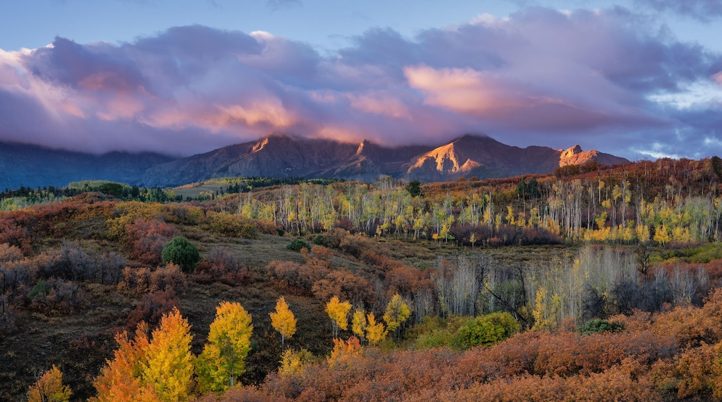 Autumn Sunrise - Dallas Divide - Sneffels Mountains near Ridgway Colorado