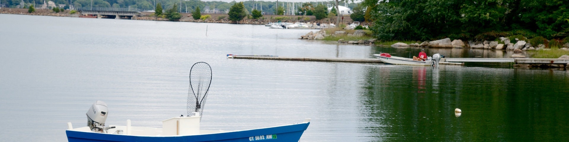 Noank que inclui um lago ou charco
