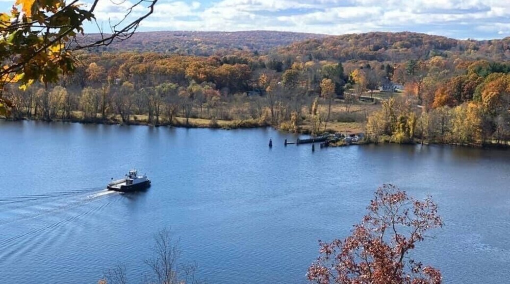 I took a picture of view on the bigger river down there at Lyme, Gillette Castle.