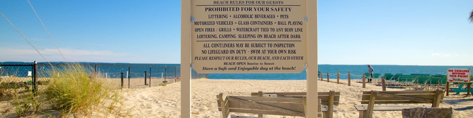 Old Lyme featuring signage