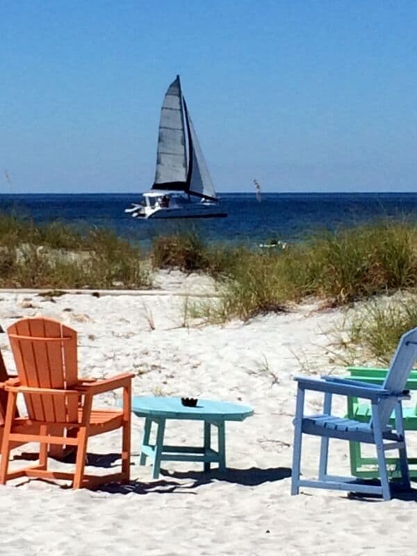 Just a pretty little spot we found, having detoured through Boca Grande on Gasparilla Island off the southwestern coast of Florida.  