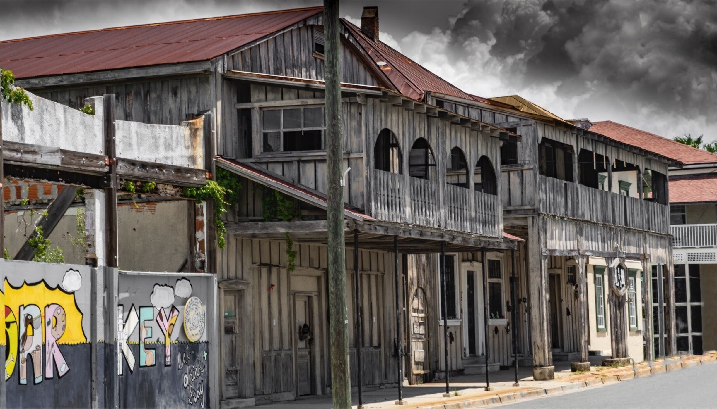 Old building in Cedar Key
