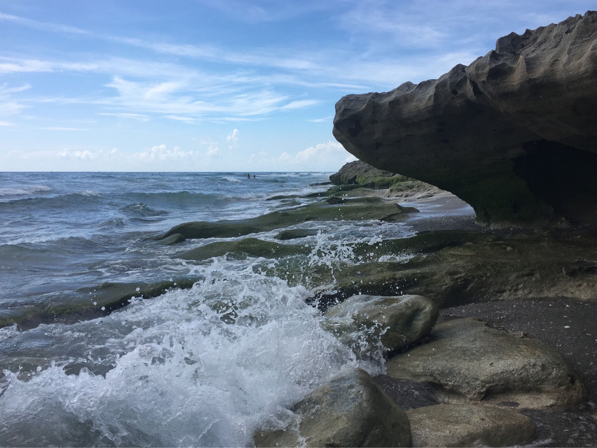 Blowing Rocks Preserve is an environmental preserve on Jupiter Island in Hobe Sound, Martin County, Florida, USA. It is owned by The Nature Conservancy. It contains the largest Anastasia limestone outcropping on the state's east coast.

$2 entry fee per person  

#geology #limestone #jupiter #florida #atlantic #rocks #beach #AquaTrove
