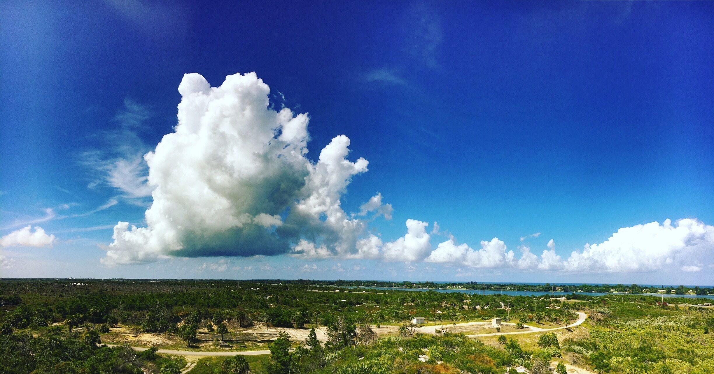 View from the top of "Hobe Mountain" along the Atlantic ridge.