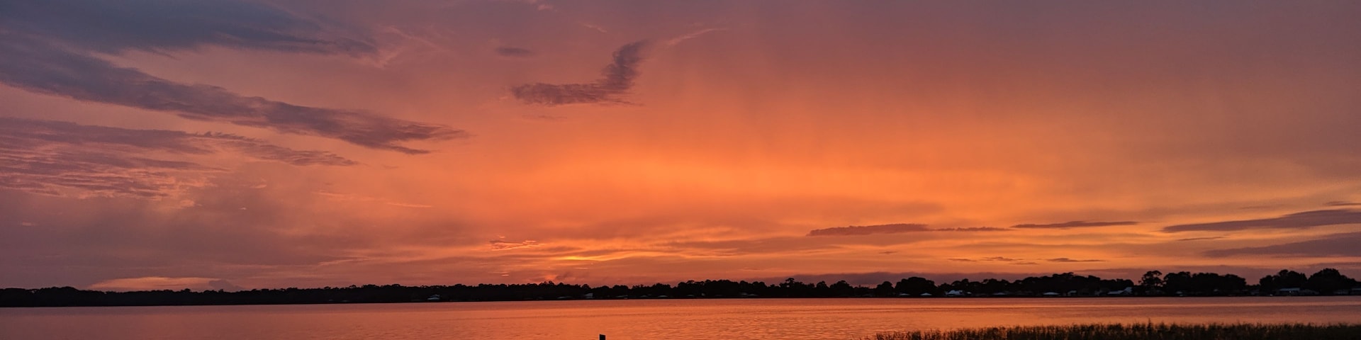 Summer Sunset On Lake Placid, Florida
