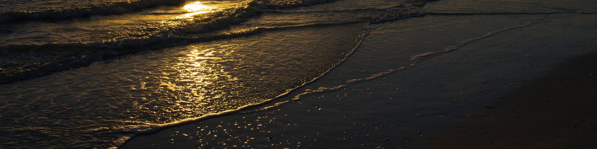 USA, Sunset am Fort Myers Beach