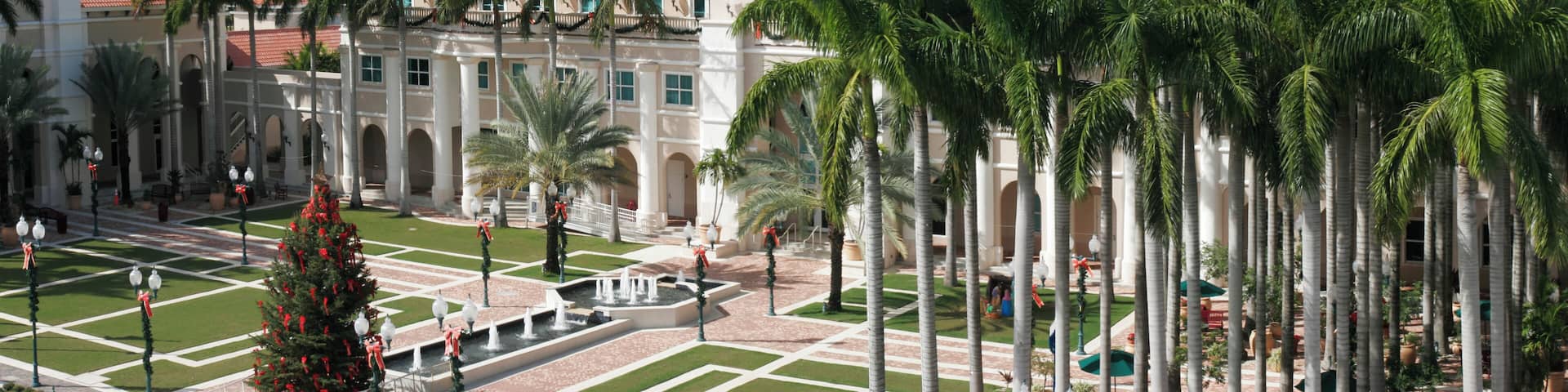 Newly constructed city hall in Miramar, FL. Image is made up of 3 stitched images, not interpolated.