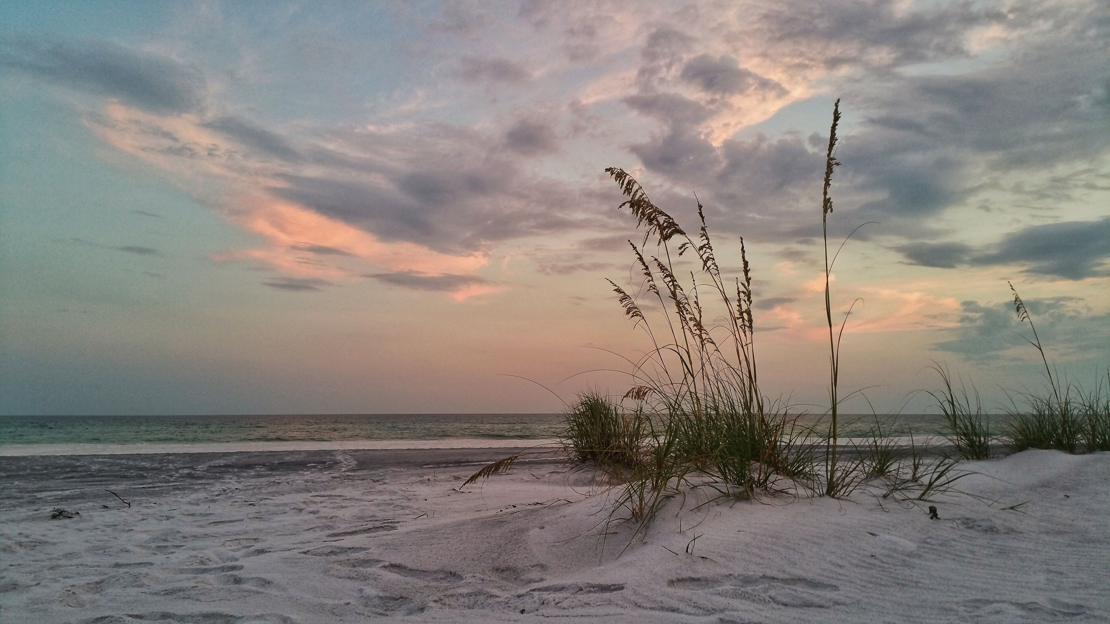 Sea Oats reach toward sunrise clouds over a sugar white sand beach. You can find this any morning at Santa Rosa Beach.
#likeALocal

