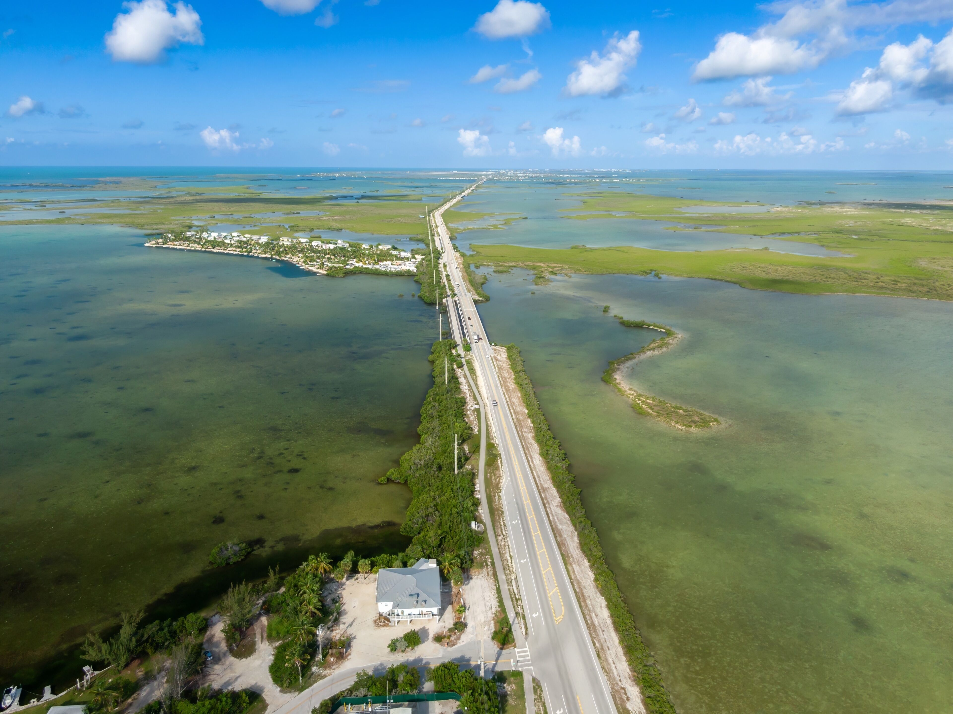 Highway 1 to Key West on Sugarloaf Key, Florida, United States.