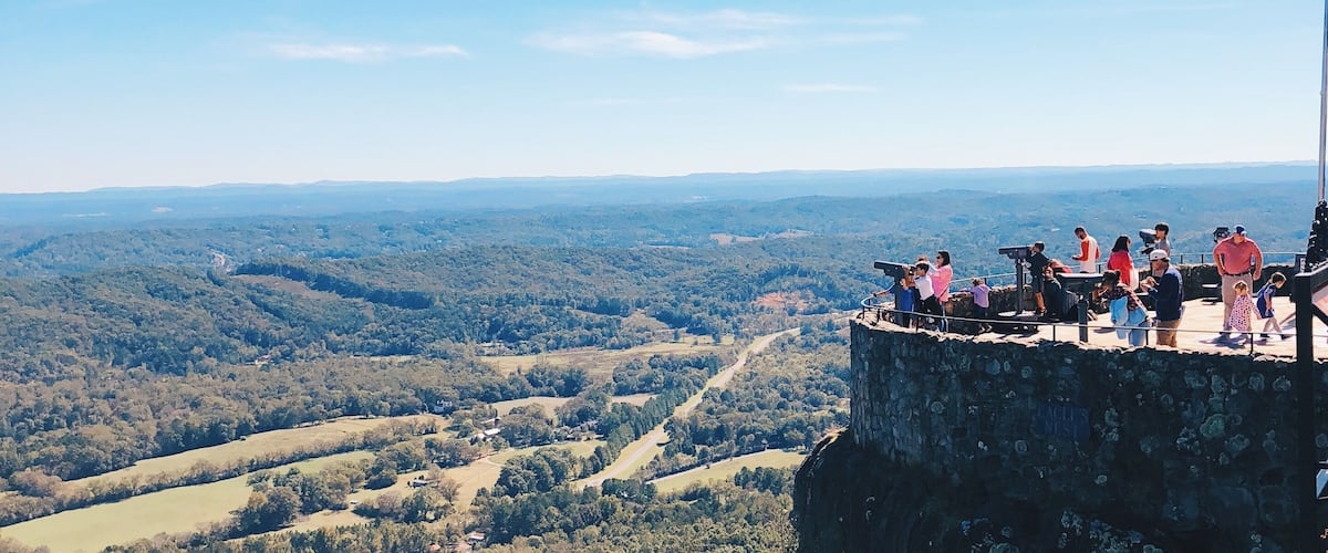 Looking over seven states #seesevenstates #lookoutmountain #mountain #georgia #tennessee #Adventure