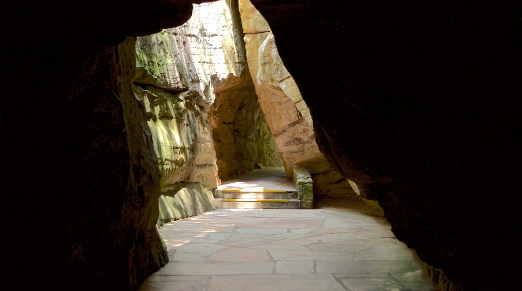 Lookout Mountain featuring caves