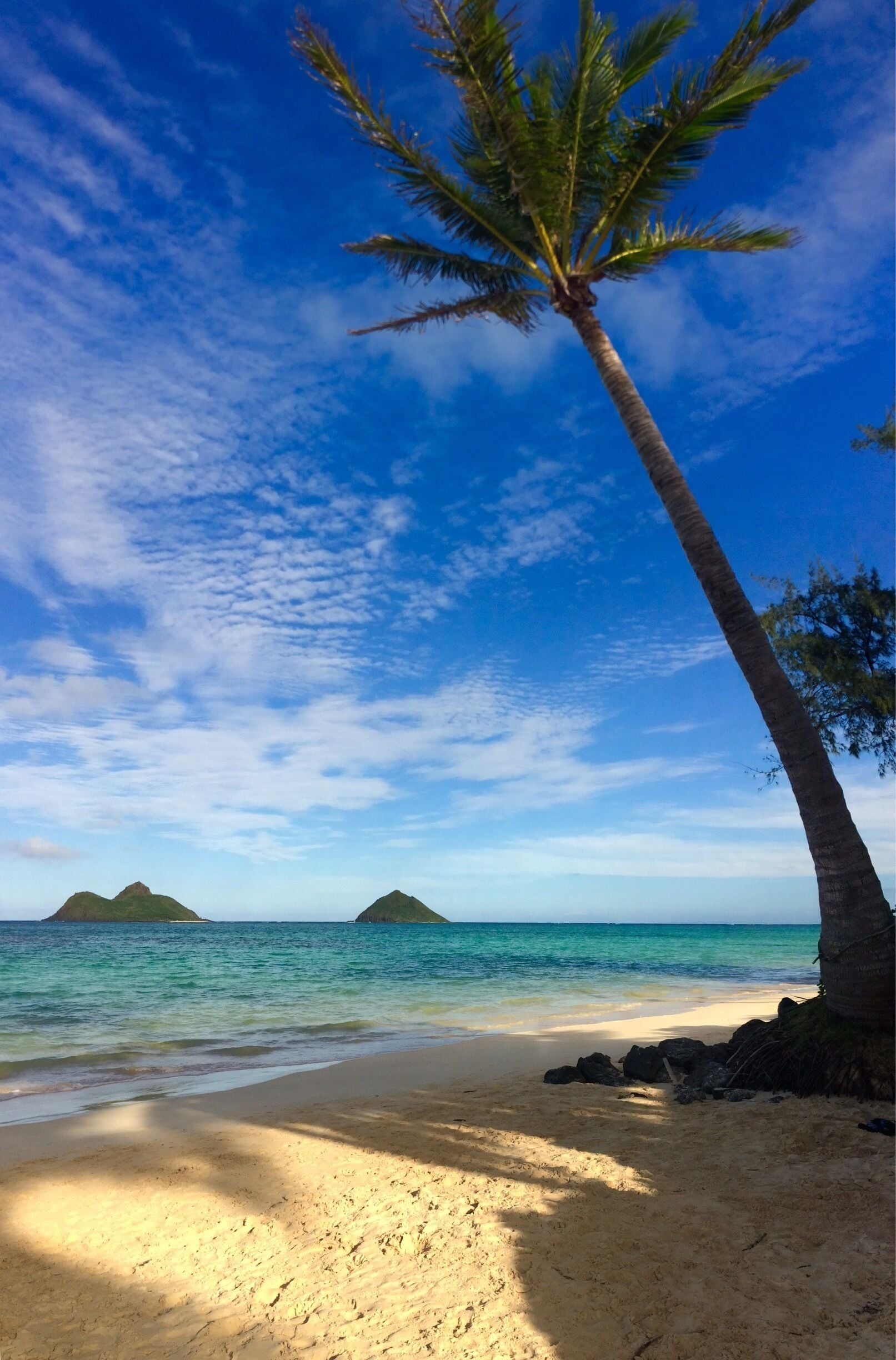 Lanikai beach in Hawaii, Oahu #blue