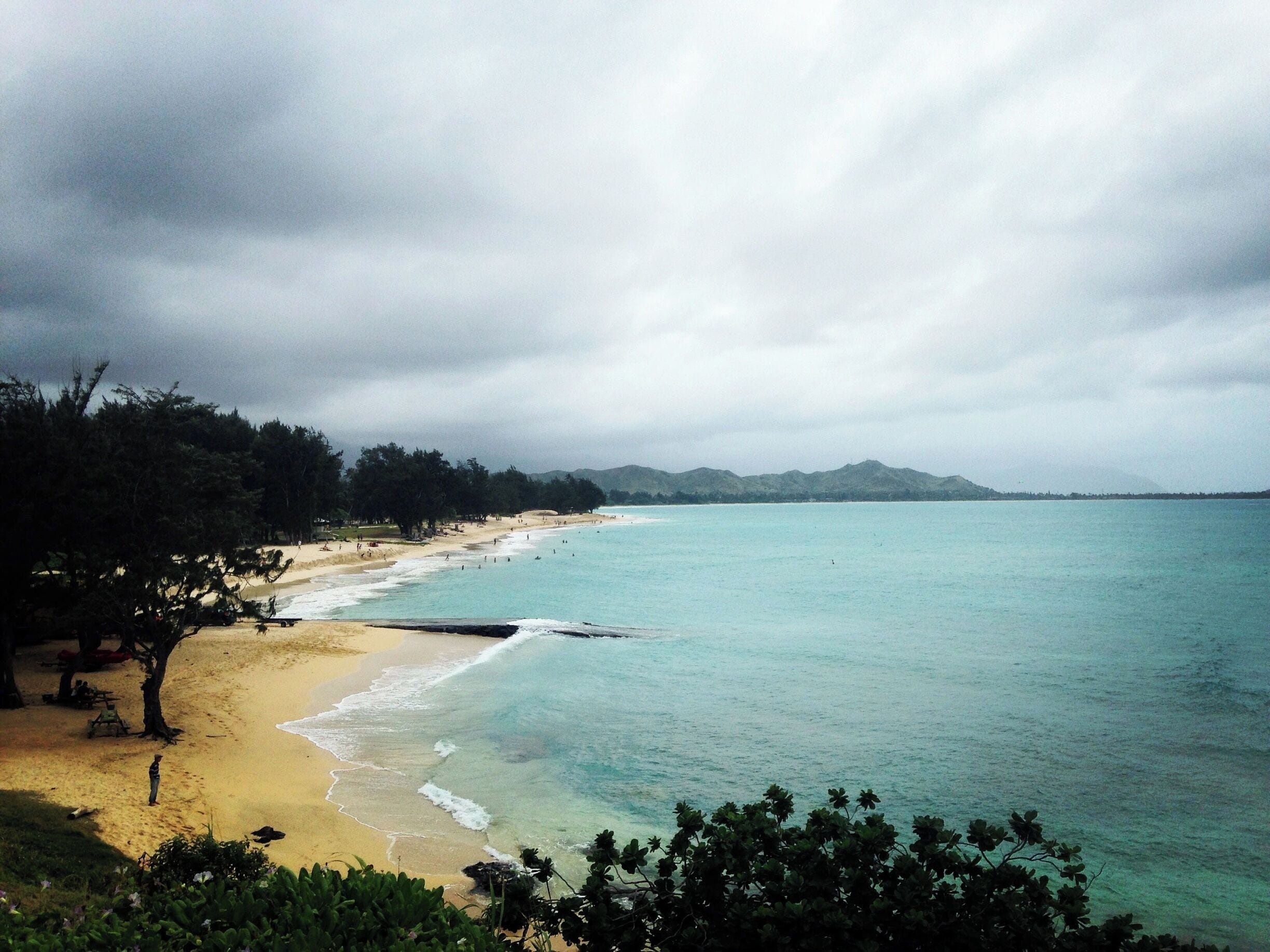 One of my favourite beaches on Oahu. Quiet, peaceful, and in a small town.  