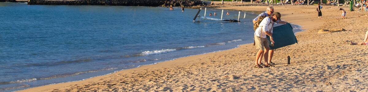 Waikoloa which includes general coastal views, a beach and tropical scenes