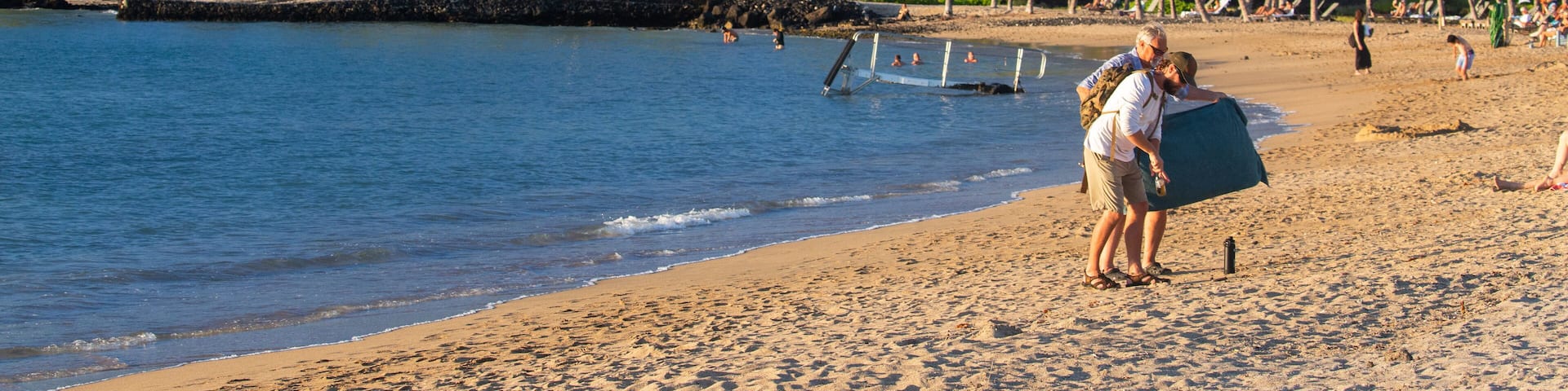 Waikoloa which includes general coastal views, a beach and tropical scenes