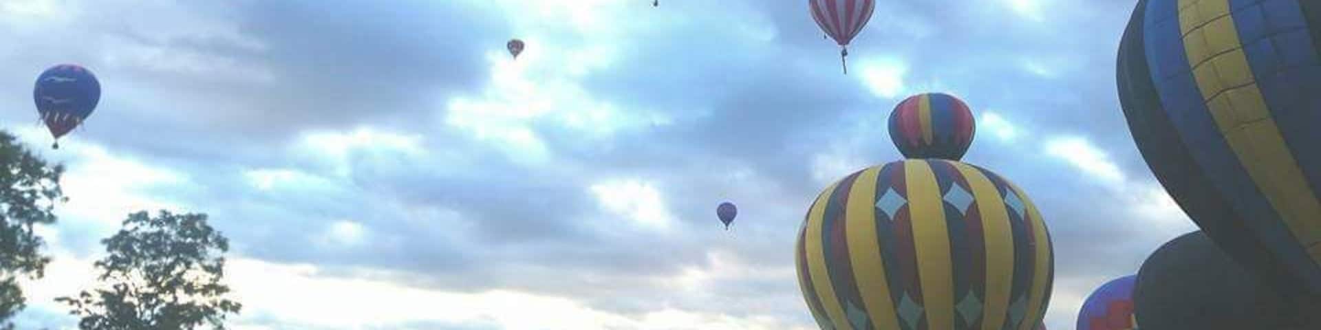 Balloon Festival in Idaho #colorful