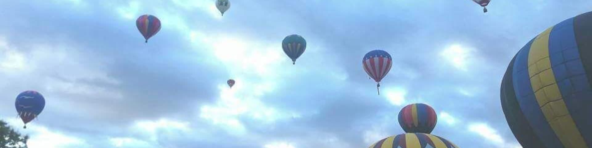 Balloon Festival in Idaho #colorful