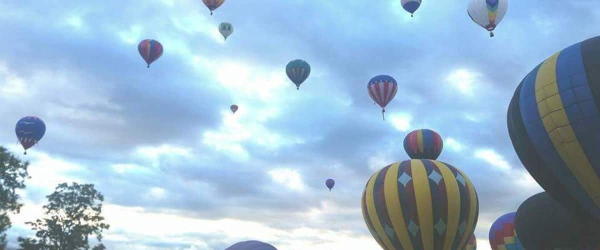 Balloon Festival in Idaho #colorful