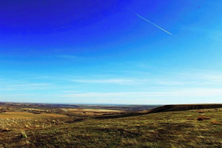Apparently to see the fossils you have to go to the museum in Hagerman. We didn't and ended up driving around gravel roads on a high mountain...but the views were pretty incredible!