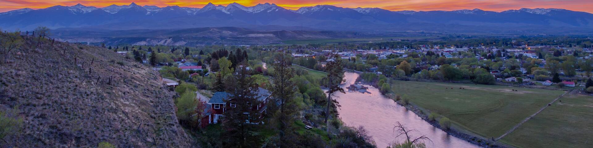 Sunrise Over the Lemhi Valley, Salmon, Idaho