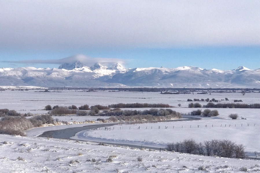 Great view of the Tetons from the Idaho side.