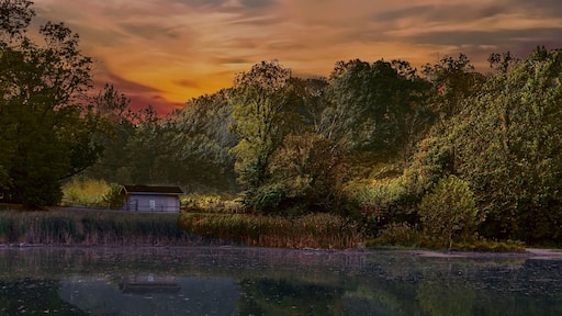 Sunrise at Fort Harrison State Park