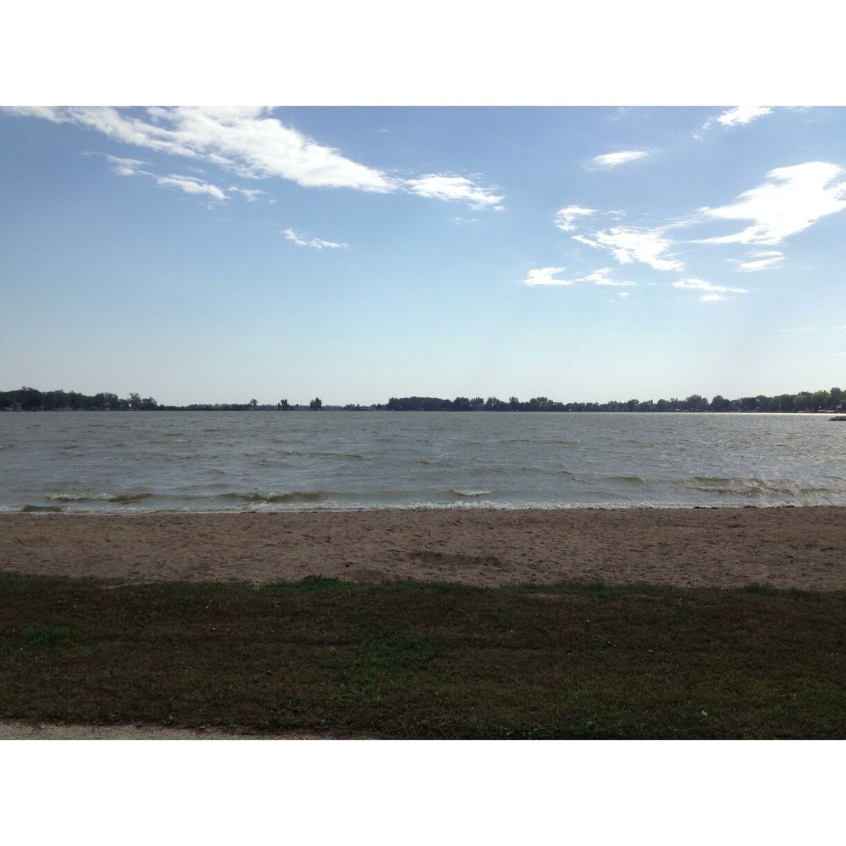Small Midwestern lake, pretty typical throughout central and western Iowa. A quiet getaway full of trails and a small beach.
