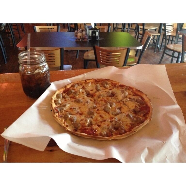 Delicious thin sliced pizza, best restaurant in Estherville, IA. #Delicious