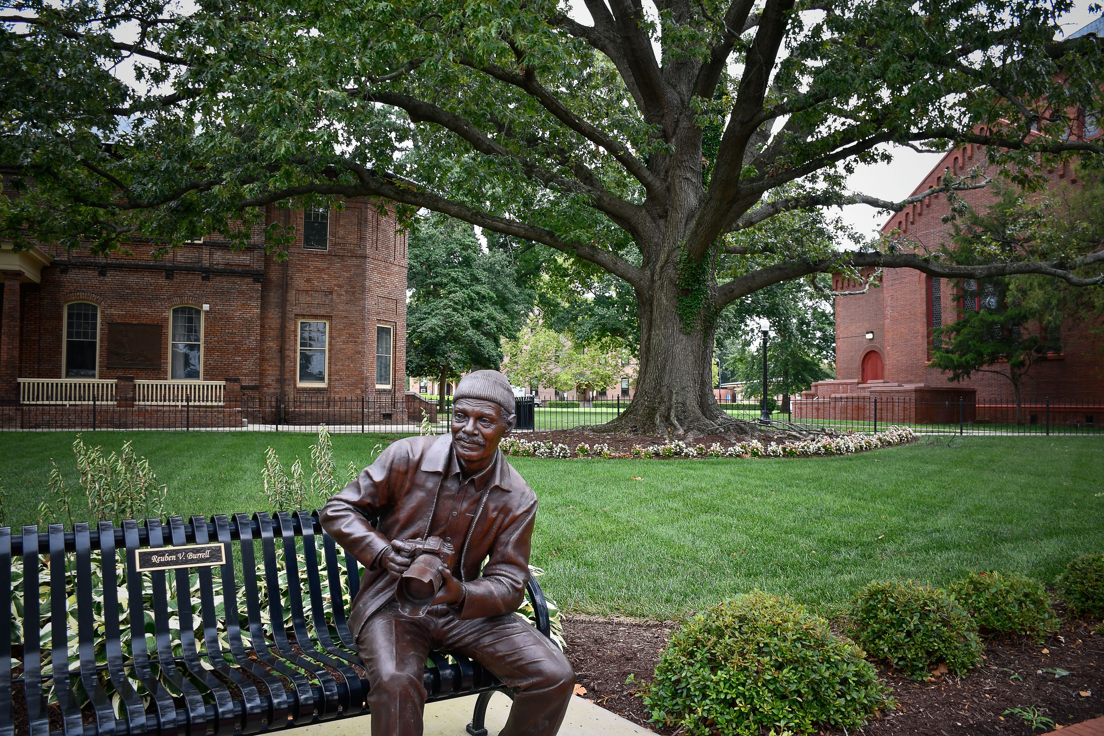 Statue, Legacy Park, Hampton University, Virginia