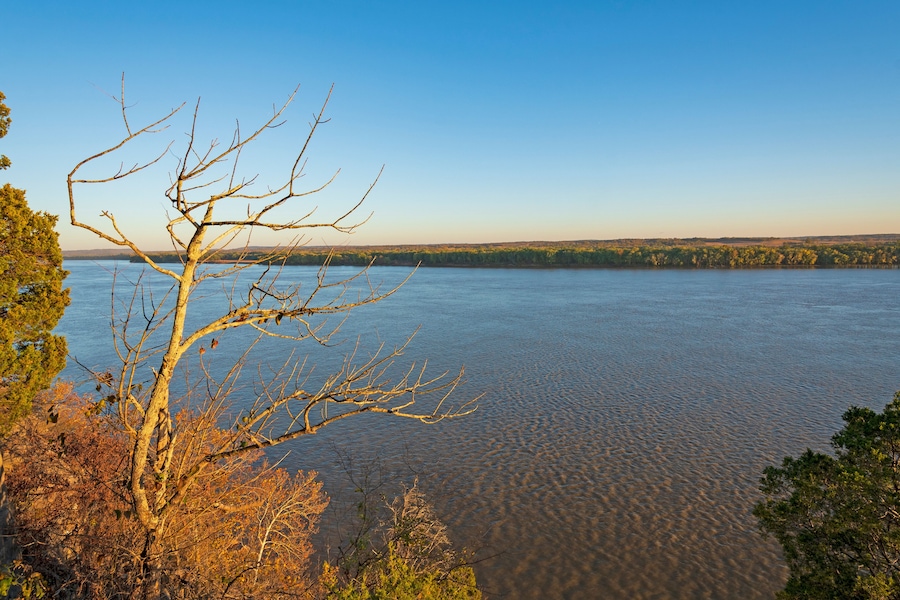 Evening Light on the Ohio River