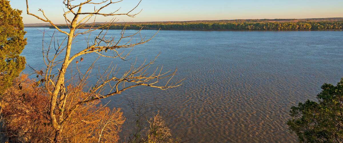Evening Light on the Ohio River