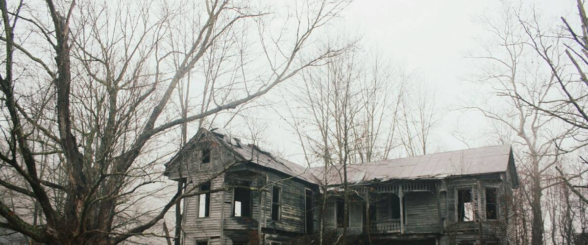 the old abandoned "gingerbread house" in carter county, ky.