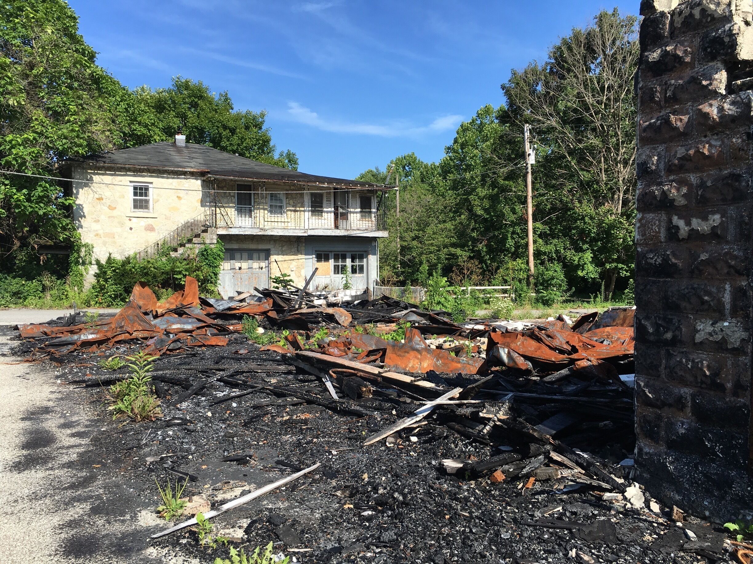 The general store has burned down in the past few years, but there's still a few remains of this ghost town in eastern Kentucky 