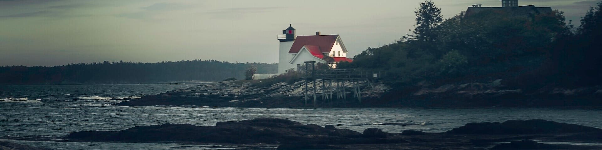 Lighthouse at sunset