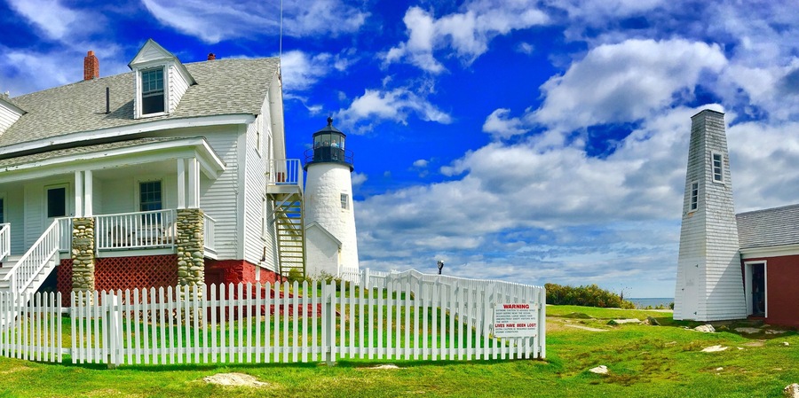 Hard not to take a beautiful picture at this location the day I was there. Such white puffy clouds and a piercing blue sky!